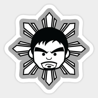 Manny Pacquiao Filipino Rising Sun by AiReal Apparel Sticker